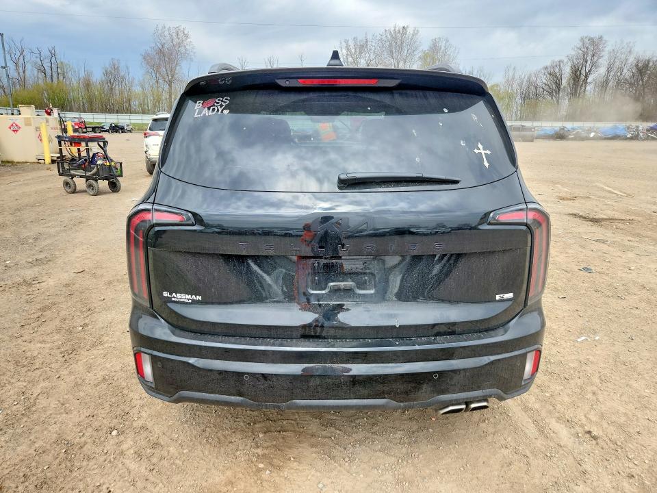 2025 Kia Telluride VIN 5XYP5DGC9SG627641 COPART salvage auction — FRONT END, Mi - Certificate Of Title, sold $1,300 on 2026-07-29 (photo 6)