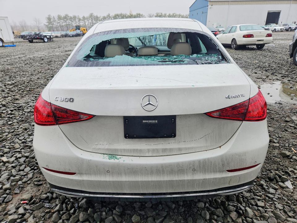2023 Mercedes-benz C-klasse VIN W1KAF4HB6PR141585 COPART salvage auction — VANDALISM, NJ, sold $18,400 on 2026-07-15 (photo 6)