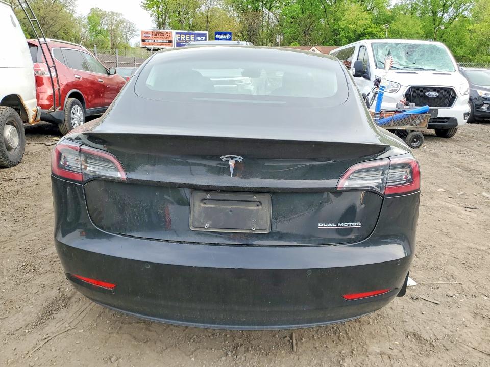 2020 Tesla Model 3 VIN 5YJ3E1EC6LF741900 COPART salvage auction — FRONT END, Md - Cert Of Salvage > 75% Damage, sold $125 on 2026-07-28 (photo 6)