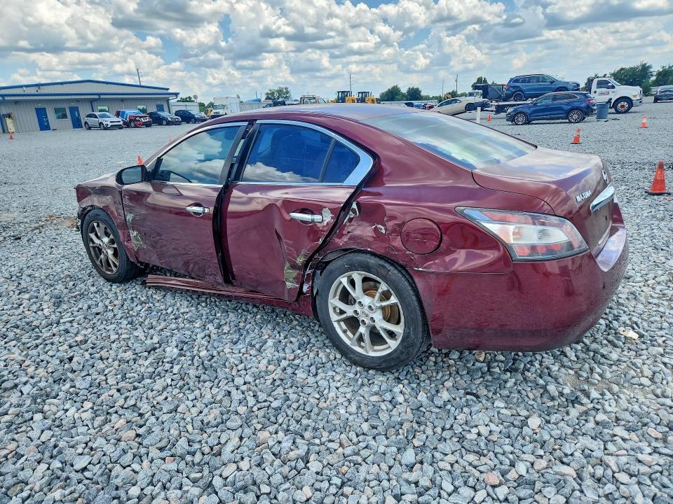 2013 Nissan Maxima VIN 1N4AA5APXDC803287 COPART salvage auction — FRONT END, Fl - Cert Of Ttl-Rebuilt&Slvg Rbld, sold $400 on 2026-07-10 (photo 2)