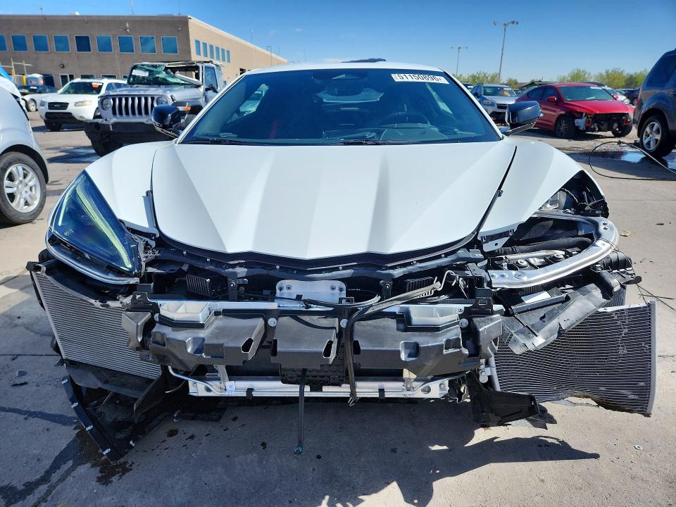 2026 Chevrolet Corvette VIN 1G1YA2D46T5103836 COPART salvage auction — FRONT END, Co - Public - Salvage Title, sold $50,500 on 2026-07-13 (photo 5)