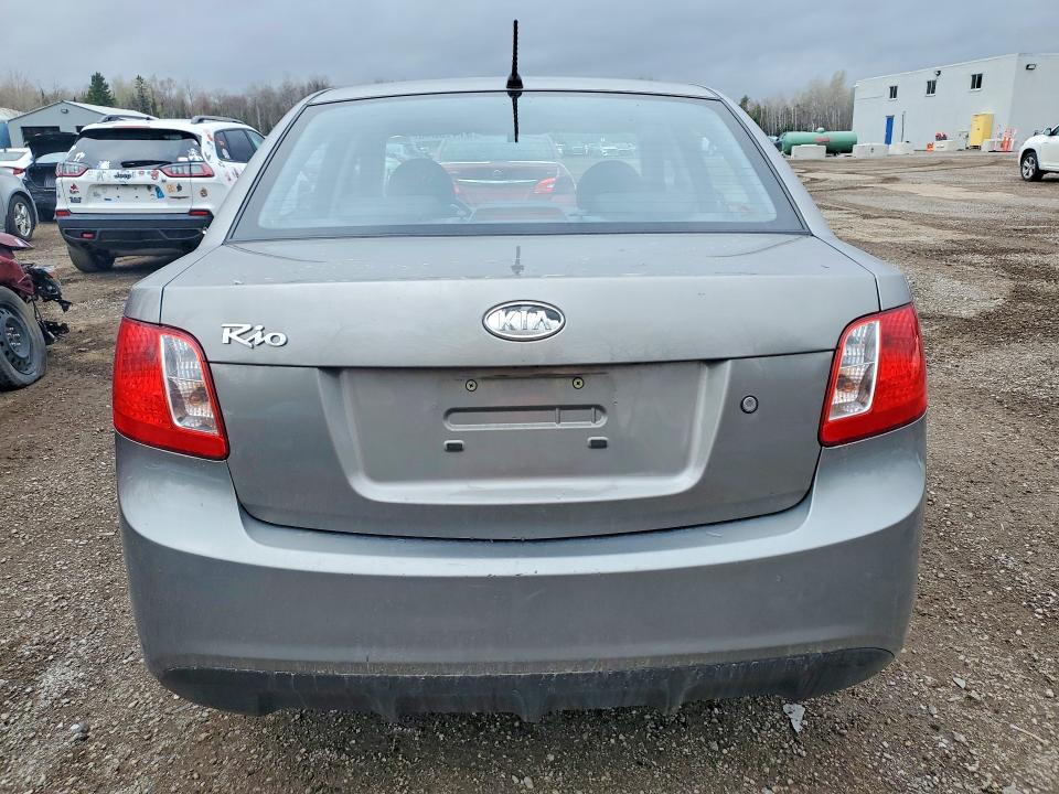2010 Kia Rio VIN KNADH4B35A6622730 COPART salvage auction — SIDE, ON - PERMIT NO BRAND - UNFIT, sold $200 on 2026-07-28 (photo 6)