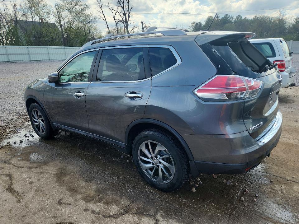 2015 Nissan Rogue VIN 5N1AT2MV5FC848990 COPART salvage auction — HAIL, WI, sold $1,150 on 2026-08-03 (photo 2)