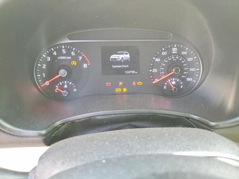 2020 Kia Soul VIN KNDJ23AU2L7050671 COPART salvage auction — FRONT END, Az - Cert Of Title - Salvage, sold $425 on 2026-07-31 (photo 9)