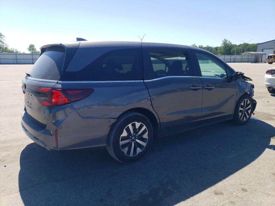 2025 Honda Odyssey VIN 5FNRL6H63SB089948 COPART salvage auction — FRONT END, Nc - Salvage Certificate Of Title, sold $6,000 on 2026-07-14 (photo 3)