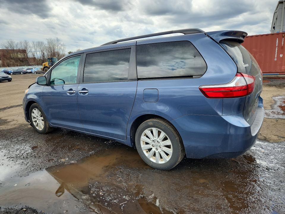 2015 Toyota Sienna VIN 5TDDK3DC1FS104942 COPART salvage auction — FRONT END, Ct - Cert Of Title-Salvage, sold $3,350 on 2026-07-10 (photo 2)