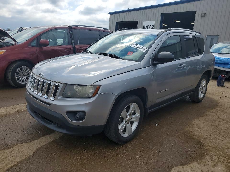 2016 Jeep Compass VIN 1C4NJCBA8GD512599 COPART salvage auction — SIDE, Il - Certificate Of Title, sold $450 on 2026-07-02 (photo 1)