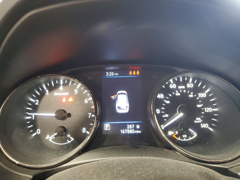 2020 Nissan Rogue VIN JN1BJ1CW1LW360412 COPART salvage auction — FRONT END, MN - CERT OF TITLE-PRIOR SALVAGE, sold $225 on 2026-07-28 (photo 9)