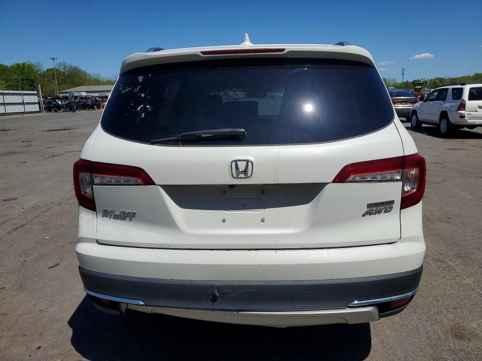 2022 Honda Pilot VIN 5FNYF6H60NB060737 COPART salvage auction — WATER/FLOOD, Va - Certificate Of Title, sold $2,600 on 2026-07-02 (photo 6)