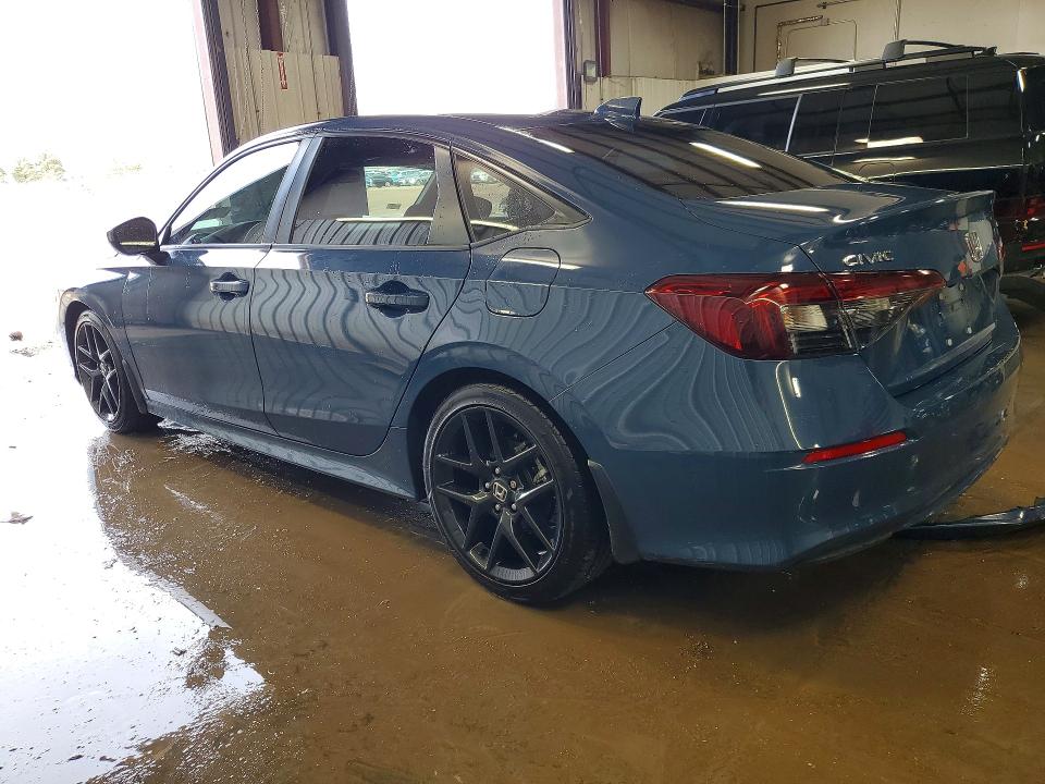 2025 Honda Civic VIN 2HGFE2F56SH506281 COPART salvage auction — FRONT END, Il - Salvage Certificate, sold $7,900 on 2026-07-28 (photo 2)