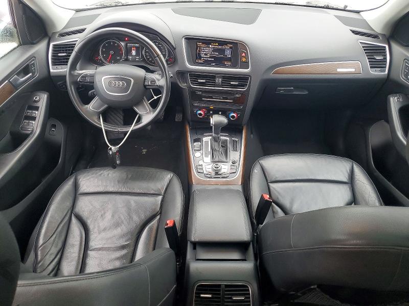 2013 Audi Q5 VIN WA1LFAFP8DA101965 COPART salvage auction — FRONT END, Tx - Nonrepairable Title, sold $2,200 on 2026-07-02 (photo 8)
