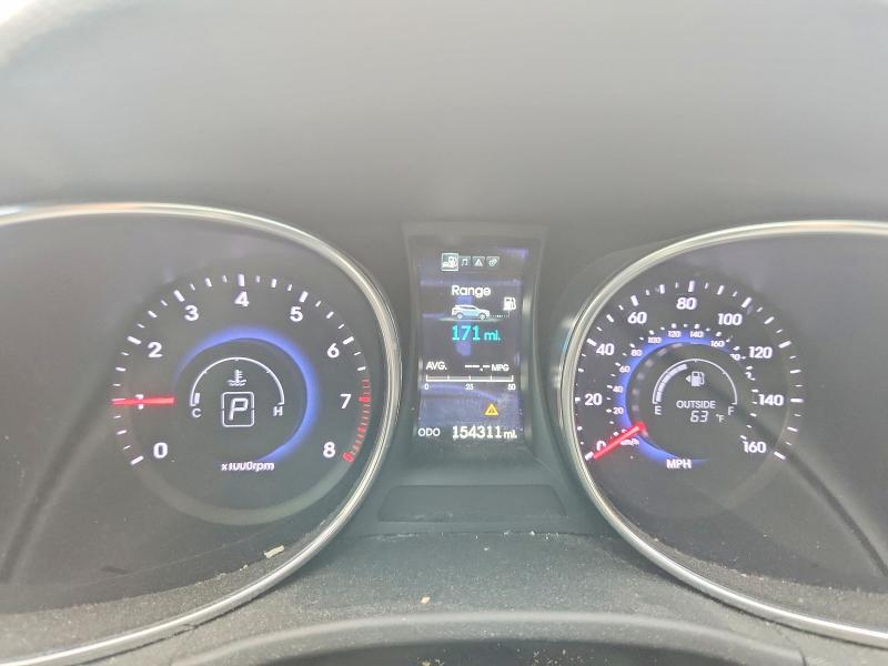 2015 Hyundai Santa fe VIN 5XYZU3LA4FG284544 COPART salvage auction — REAR END, Tx - Certificate Of Title, sold $1,850 on 2026-07-10 (photo 9)