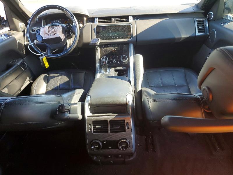 2018 Land rover RANGE ROVER VIN SALWR2RE6JA184519 COPART salvage auction — FRONT END, Ca - Salvage Certificate, sold $13,300 on 2026-07-15 (photo 8)