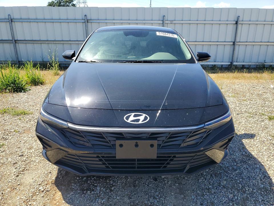 2025 Hyundai Elantra VIN KMHLM4DJ1SU150976 COPART salvage auction — REAR END, Ca - Salvage Certificate, sold $6,700 on 2026-07-04 (photo 5)