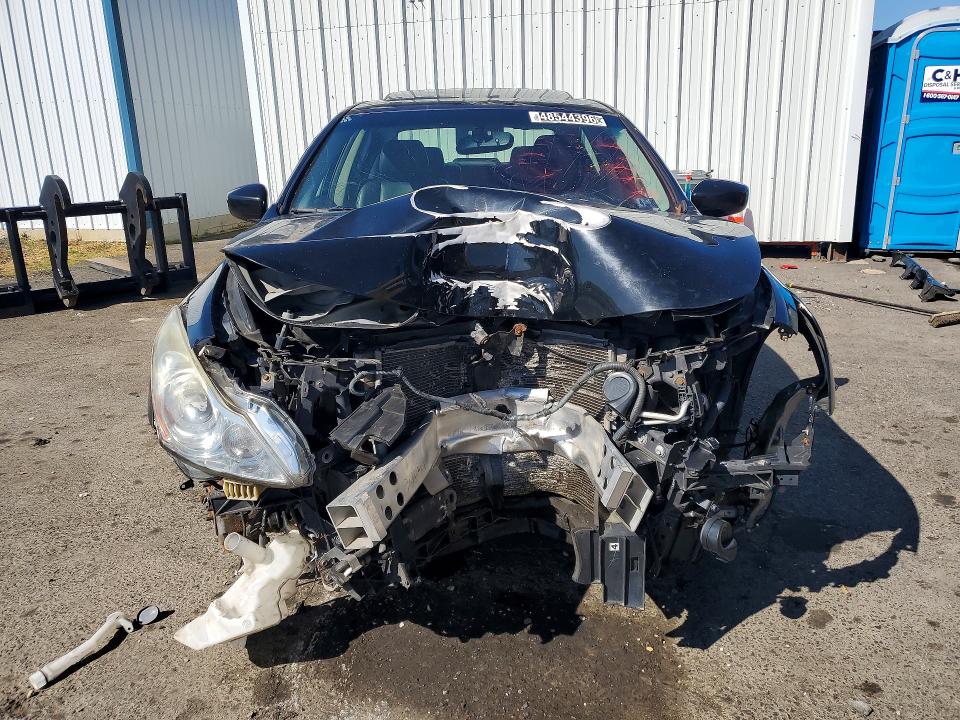2012 Infiniti G37 VIN JN1CV6AR9CM670418 COPART salvage auction — FRONT END, In - Cert Of Title - Rebuilt Vehicl, sold $300 on 2026-07-14 (photo 5)