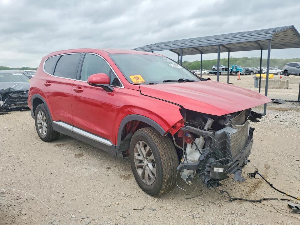 2020 Hyundai Santa fe VIN 5NMS3CADXLH236999 COPART salvage auction — FRONT END, KS - CERT OF TITLE-SALVAGE, sold $1,600 on 2026-07-02 (photo 4)
