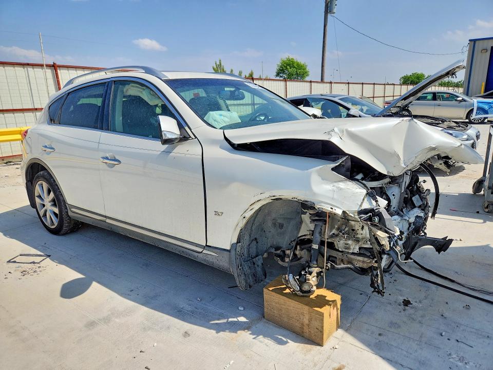 2017 Infiniti Qx50 VIN JN1BJ0RP4HM385012 COPART salvage auction — FRONT END, Tx - Salvage Vehicle Title, sold $550 on 2026-07-28 (photo 4)