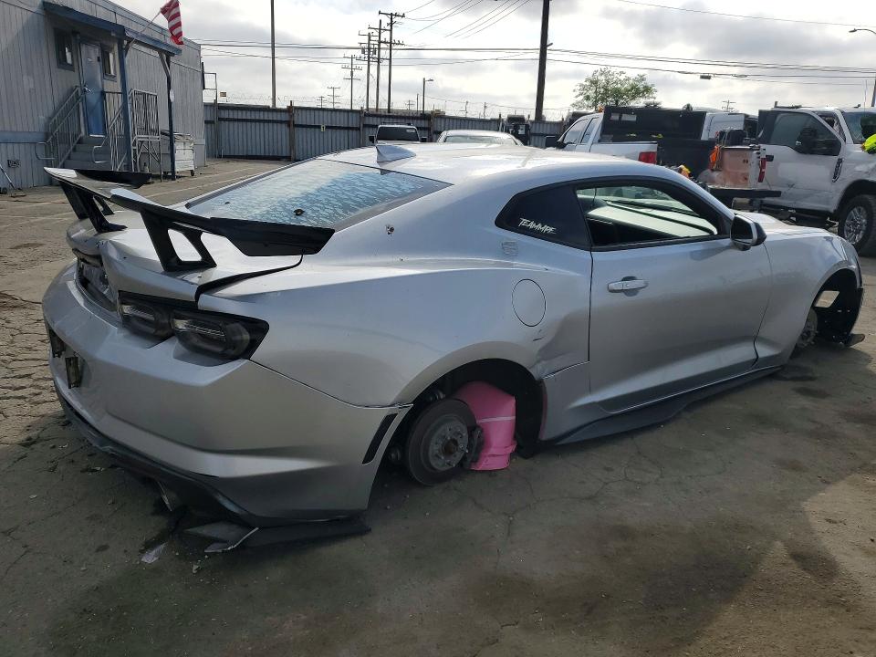 2019 Chevrolet Camaro VIN 1G1FD1RS8K0124571 COPART salvage auction — REAR END, Ca - Salvage Certificate, sold $4,100 on 2026-07-02 (photo 3)