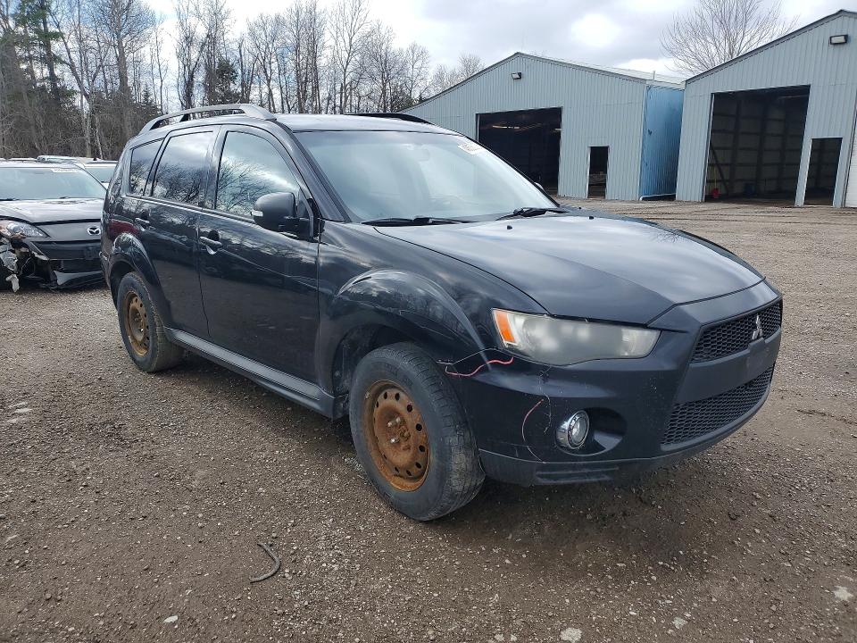 2010 Mitsubishi Outlander VIN JA4JT3AX5AZ600223 COPART salvage auction — REAR END, On - Permit No Brand - Unfit, sold $300 on 2026-07-14 (photo 4)