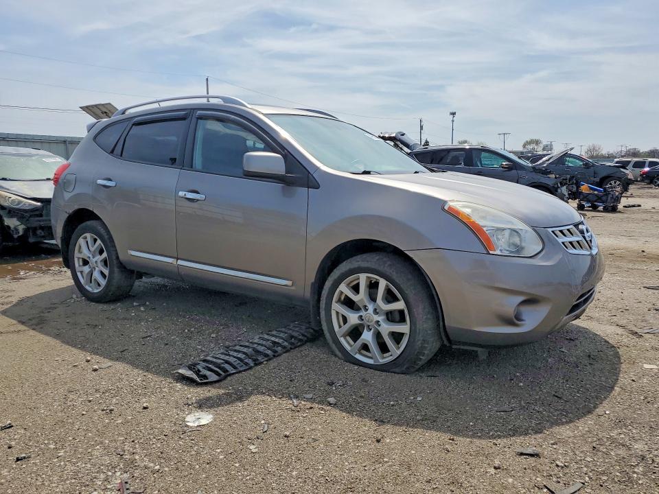 2011 Nissan Rogue VIN JN8AS5MVXBW660455 COPART salvage auction — UNDERCARRIAGE, In - Cert Of Title-Salvage Title, sold $425 on 2026-07-20 (photo 4)