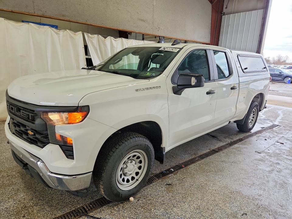 2024 Chevrolet Silverado VIN 1GCRDAEK1RZ278474 COPART salvage auction — FRONT END, Va - Cert Of Title - Salvage, sold $6,200 on 2026-07-23 (photo 1)