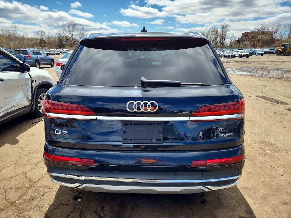 2020 Audi Q7 VIN WA1LXAF77LD001902 COPART salvage auction — REAR END, Id - Salvage Certificate Of Title, sold $13,800 on 2026-07-17 (photo 6)