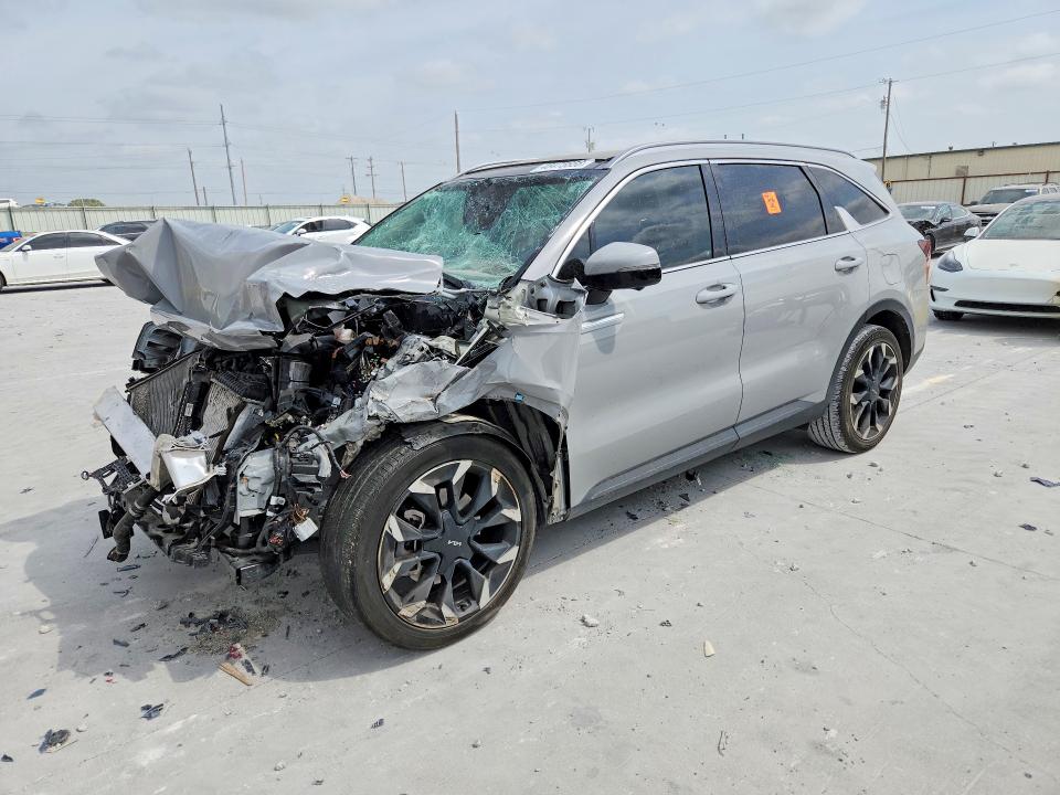 2024 Kia Sorento VIN 5XYRK4JF5RG284812 COPART salvage auction — FRONT END, Tx - Salvage Vehicle Title, sold $4,650 on 2026-07-17 (photo 1)