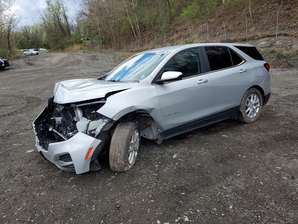 2022 Chevrolet Equinox VIN 3GNAXUEV0NL148145 COPART salvage auction — FRONT END, NY - MV907A-PARTS ONLY, sold $1,600 on 2026-07-02 (photo 1)