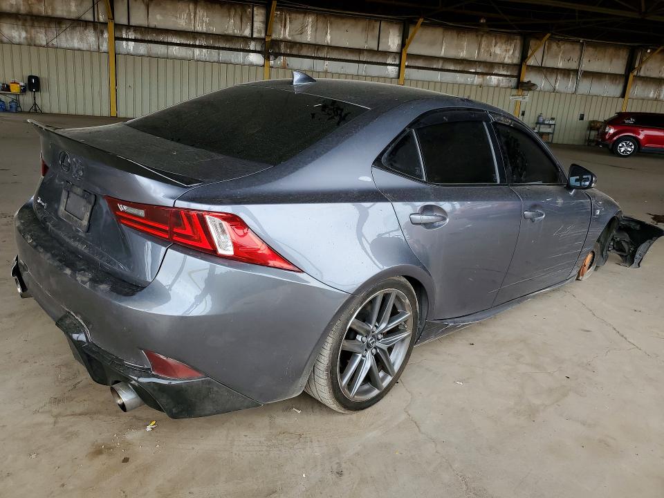 2015 Lexus Is VIN JTHBE1D23F5019504 COPART salvage auction — FRONT END, Az - Cert Of Title - Salvage, sold $6,100 on 2026-07-06 (photo 3)