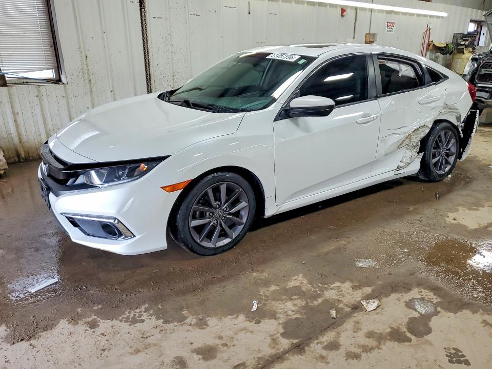 2020 Honda Civic VIN 19XFC1F39LE013253 COPART salvage auction — SIDE, Il - Salvage Certificate, sold $4,900 on 2026-07-09 (photo 1)
