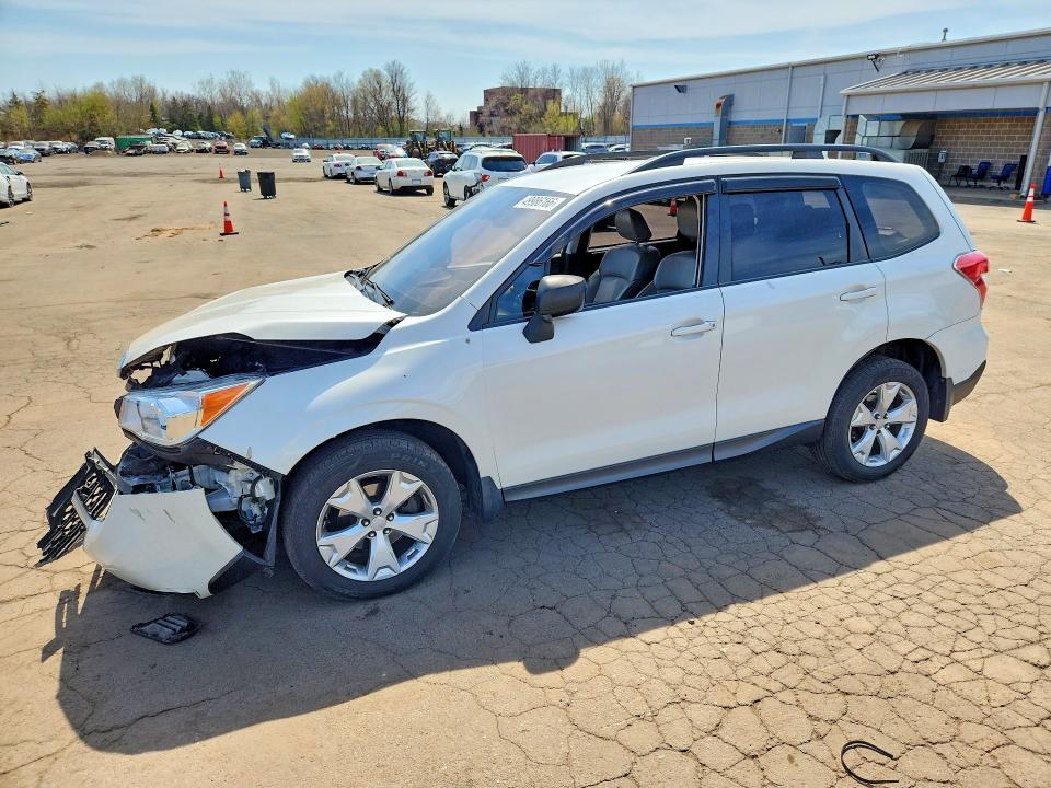 2016 Subaru Forester VIN JF2SJABC1GH501656 COPART salvage auction — FRONT END, Ct - Cert Of Title-Salvage, sold $975 on 2026-07-31 (photo 1)