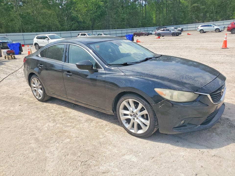2014 Mazda 6 VIN JM1GJ1T64E1131967 COPART salvage auction — REAR END, Nc - Salvage Certificate Of Title, sold $1,300 on 2026-07-17 (photo 4)