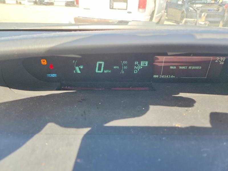 2012 Toyota Prius plug-in VIN JTDKN3DP3C3030521 COPART salvage auction — FRONT END, CA - SALVAGE CERTIFICATE, sold $3,900 on 2026-07-28 (photo 9)
