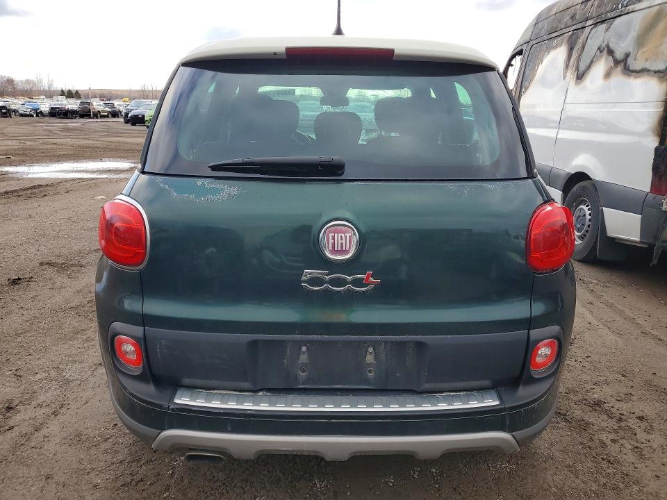 2014 Fiat 500 VIN ZFBCFADH2EZ025537 COPART salvage auction — FRONT END, Salvage Title, sold $200 on 2026-07-23 (photo 6)