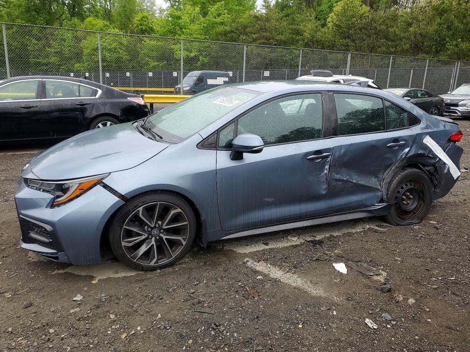 2020 Toyota Corolla VIN 5YFS4RCE4LP031917 COPART salvage auction — SIDE, Md - Cert Of Salvage < 75% Damage, sold $1,650 on 2026-07-21 (photo 1)