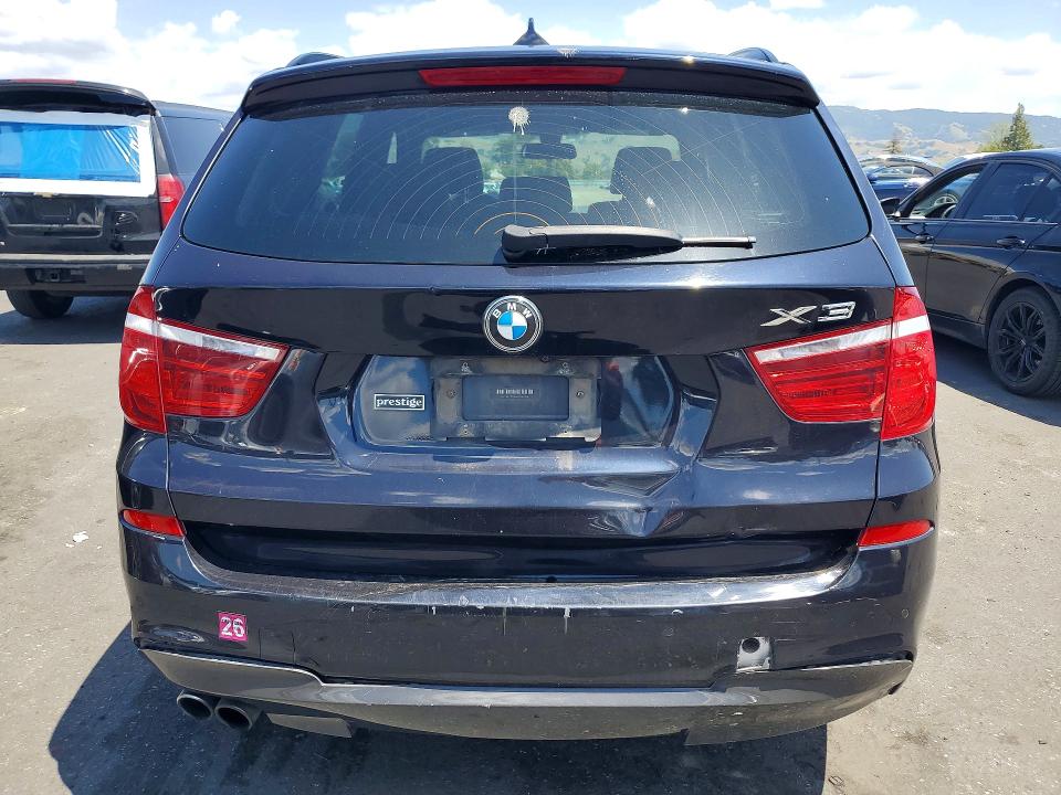 2014 BMW VIN 5UXWX9C58E0D37395 COPART salvage auction — REAR END, Ca - Salvage Certificate, sold $1,600 on 2026-07-02 (photo 6)