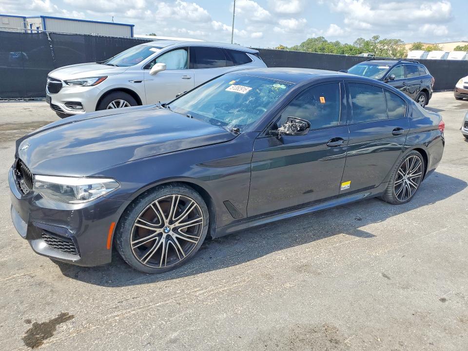 2019 BMW 5er VIN WBAJE5C59KWW39355 COPART salvage auction — WATER/FLOOD, Fl - Certificate Of Title (P), sold $8,900 on 2026-07-30 (photo 1)