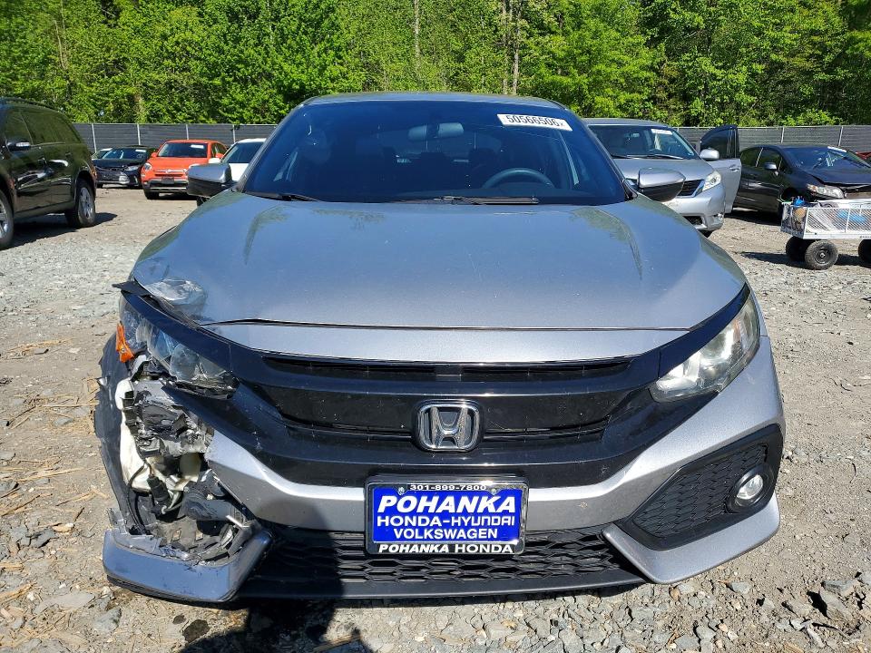 2018 Honda Civic VIN SHHFK7H5XJU422033 COPART salvage auction — FRONT END, Md - Cert Of Salvage > 75% Damage, sold $1,800 on 2026-07-24 (photo 5)