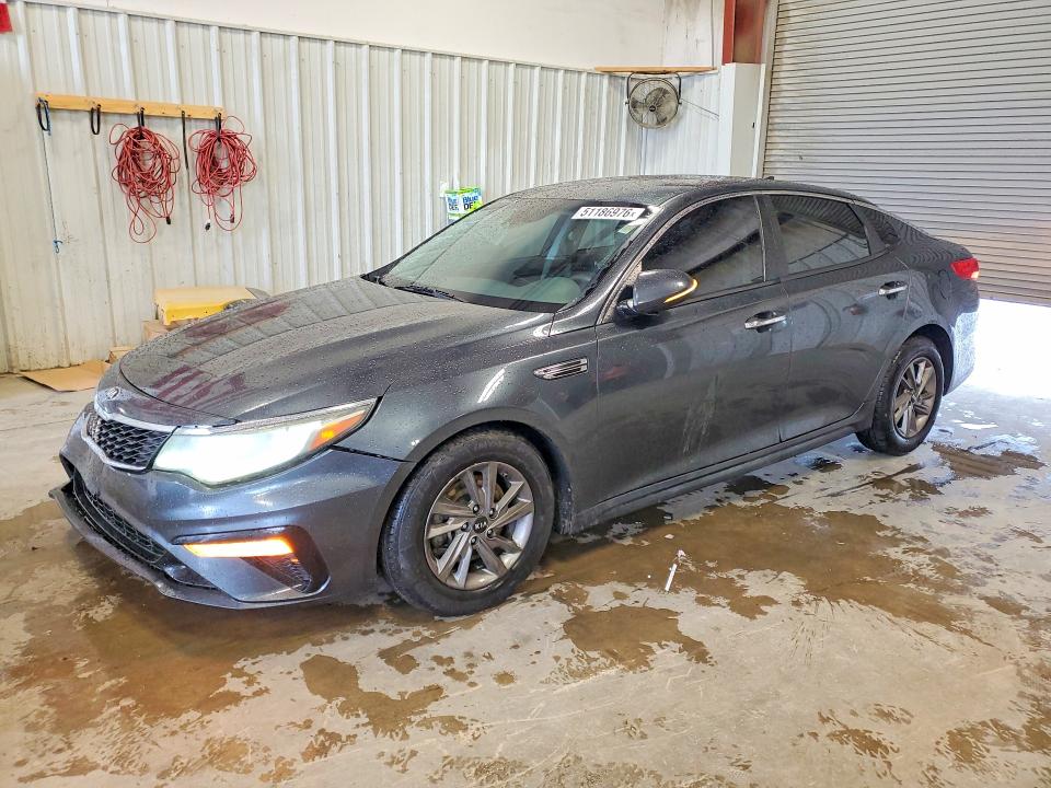 2019 Kia Optima VIN 5XXGT4L31KG378400 COPART salvage auction — FRONT END, Ar - Cert Of Title-Salvage, sold $1,900 on 2026-08-03 (photo 1)