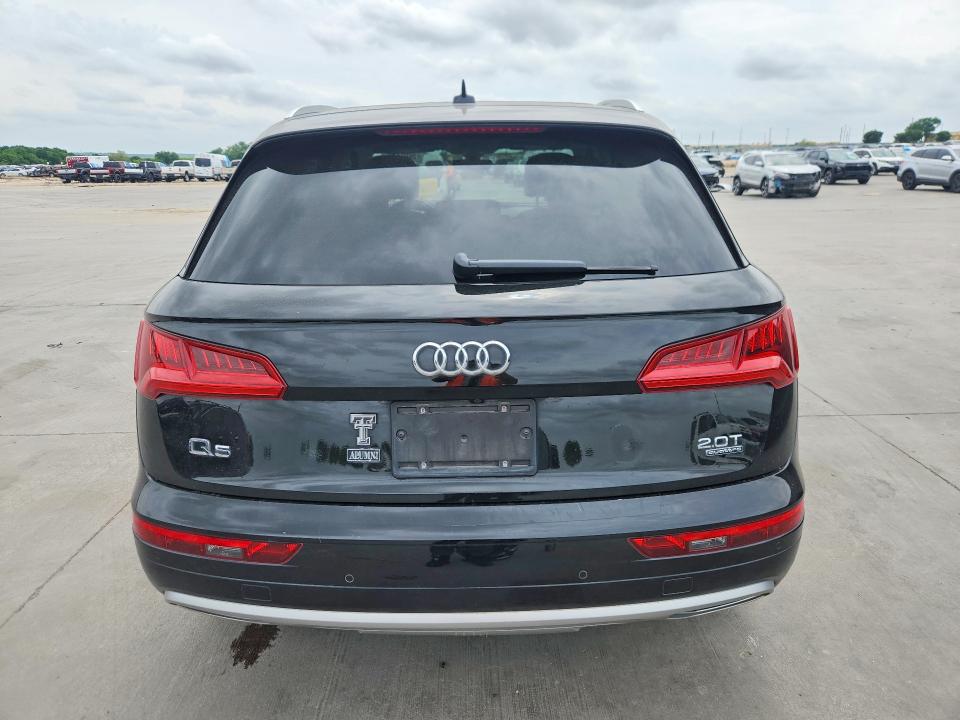 2018 Audi Q5 VIN WA1BNAFY0J2034310 COPART salvage auction — ALL OVER, Tx - Salvage Vehicle Title, sold $5,100 on 2026-07-09 (photo 6)