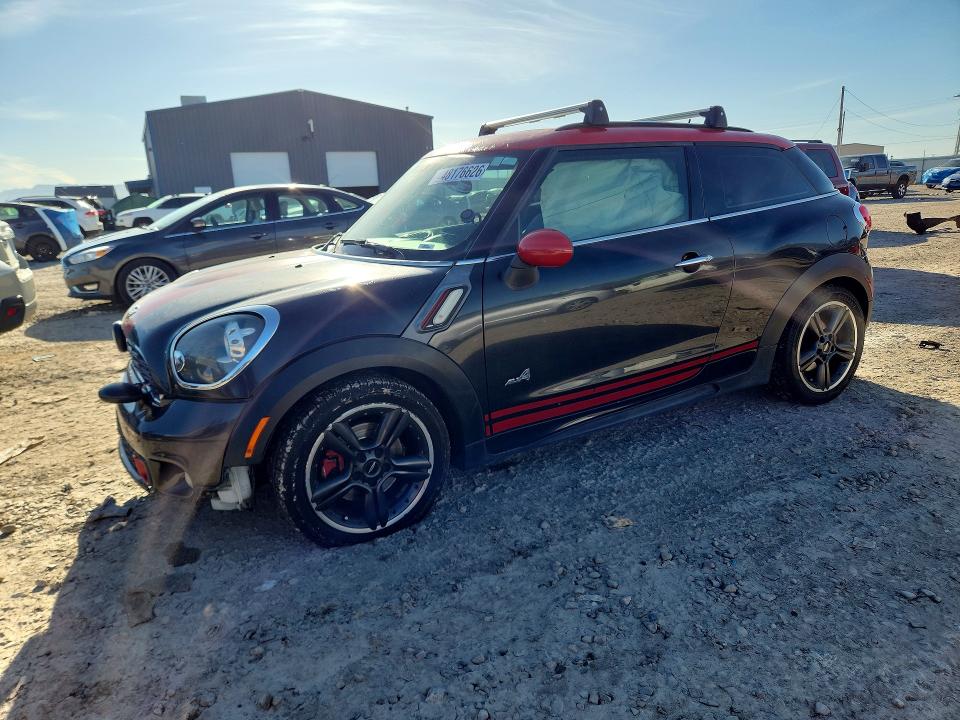 2014 Mini Cooper VIN WMWSS9C56EWN98496 COPART salvage auction — FRONT END, Salvage Title, sold $700 on 2026-08-21 (photo 1)