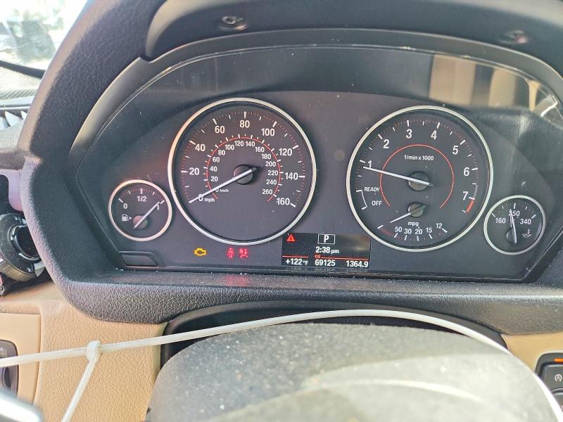 2017 BMW 3 series VIN WBA8B9G5XHNU48907 COPART salvage auction — FRONT END, CA - SALVAGE CERTIFICATE, sold $1,800 on 2026-07-17 (photo 9)
