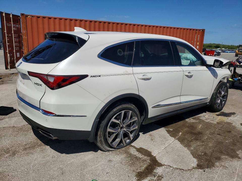 2023 Acura Mdx VIN 5J8YD9H4XPL005848 COPART salvage auction — FRONT END, Fl - Certificate Of Destruction, sold $2,100 on 2026-07-02 (photo 3)