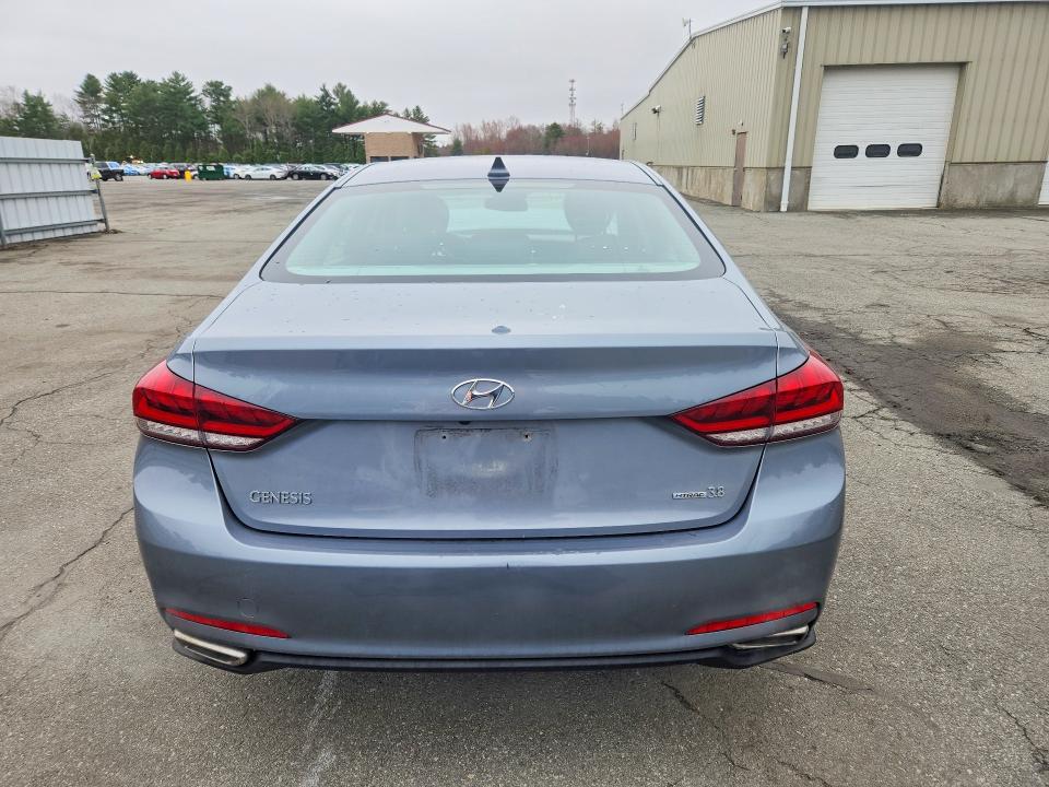 2016 Hyundai VIN KMHGN4JE5GU113216 COPART salvage auction — FRONT END, Nj - Cert Of Title-Salvage, sold $400 on 2026-07-28 (photo 6)