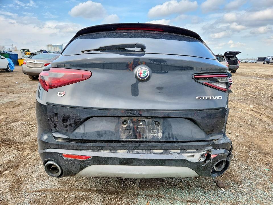 2021 Alfa romeo Stelvio VIN ZASPAKBN4M7D01438 COPART salvage auction — FRONT END, Il - Salvage Certificate, sold $825 on 2026-07-03 (photo 6)