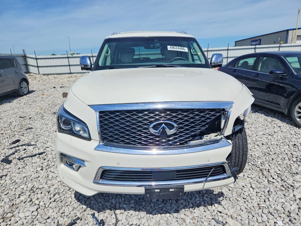 2017 Infiniti VIN JN8AZ2NE1H9157557 COPART salvage auction — FRONT END, Il - Salvage Certificate, sold $4,750 on 2026-07-20 (photo 5)