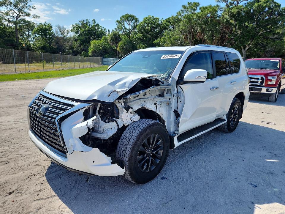 2022 Lexus Gx VIN JTJAM7BX8N5332674 COPART salvage auction — FRONT END, FL, sold $19,500 on 2026-07-15 (photo 1)