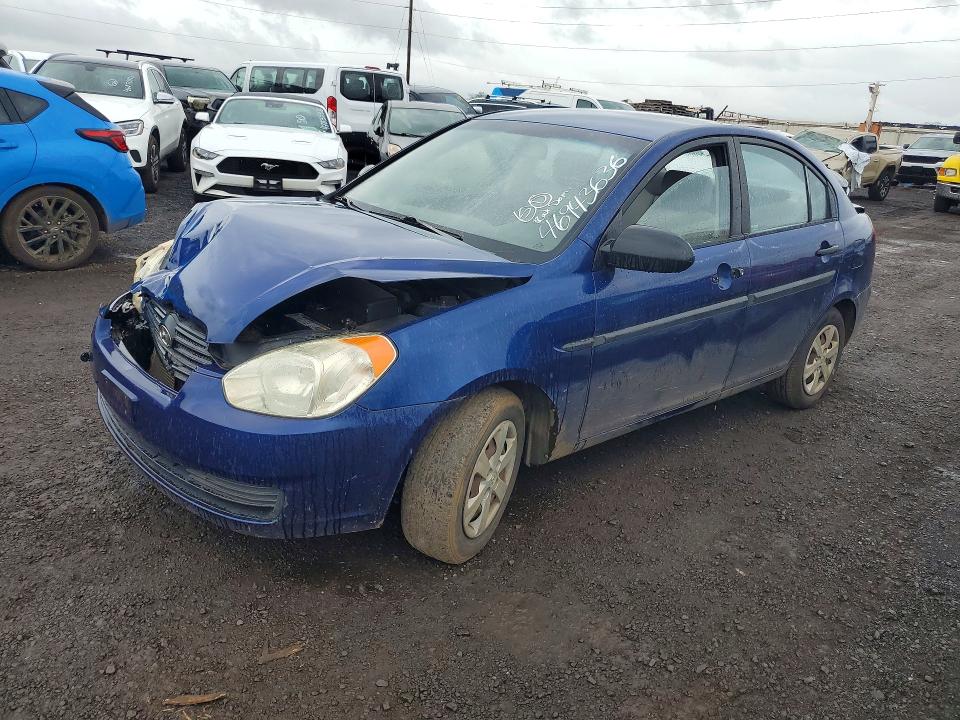 2009 Hyundai Accent VIN KMHCM46C49U308493 COPART salvage auction — FRONT END, Hi - Certificate Of Salvage, sold $1 on 2026-07-20 (photo 1)