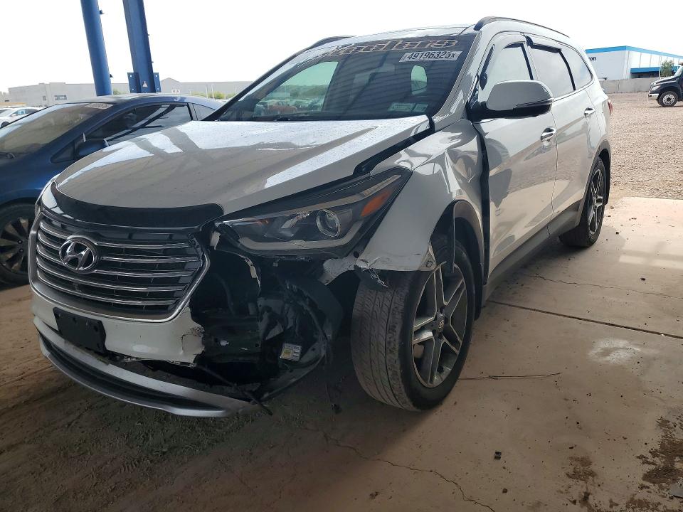 2018 Hyundai VIN KM8SRDHF0JU263996 COPART salvage auction — FRONT END, Ny - Mv-907A Salvage Certificate, sold $3,450 on 2026-07-23 (photo 1)
