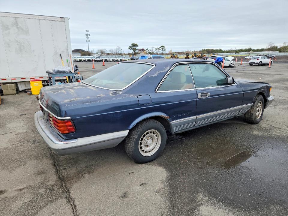 1982 Mercedes-benz 380 VIN WDBCA43A5CB002436 COPART salvage auction — NORMAL WEAR, Ny - Certificate Of Title, sold $1,100 on 2026-07-27 (photo 3)